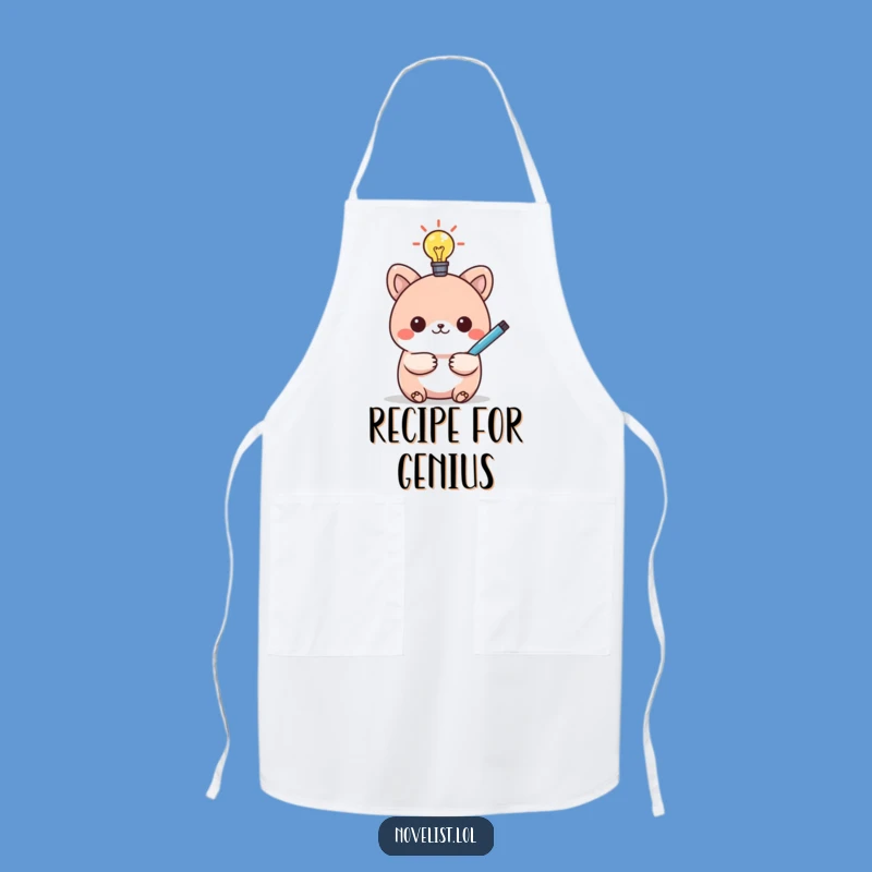 Funny Chef Kawaii Animal Idea Apron - Gift for Creative Cooks