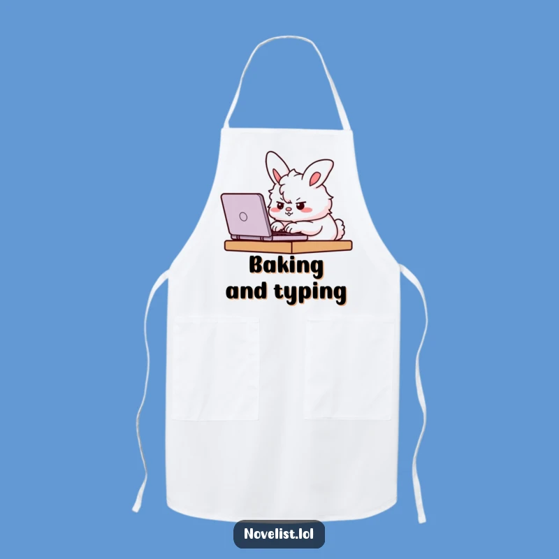 Funny Determined Apron - Bunny Kitchen Focus, Practical Funny Gift