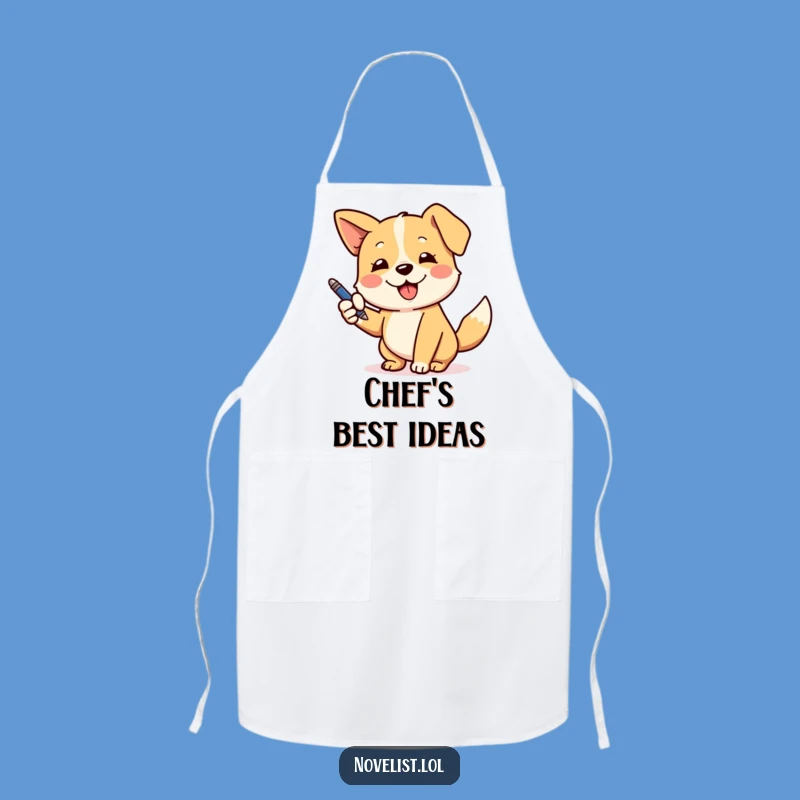 Funny Dog Pen Apron: Cook Up Creative Ideas with Flair!