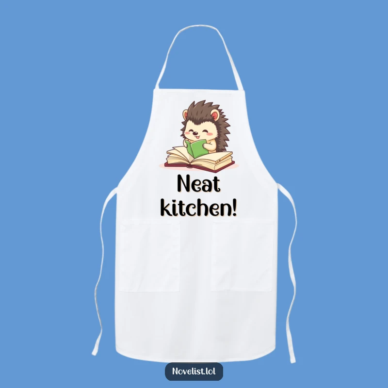 Funny Hedgehog Organizer Apron: Kitchen Book Lover's Precise Cooking Gift