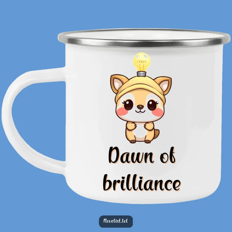 Funny Genius Animal Camping Mug - Sip Your Ideas by the Fire!