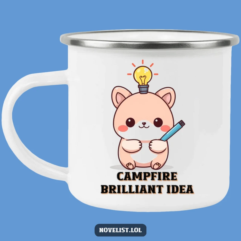Funny Idea Kawaii Animal Camping Mug - Bright Gift for Outdoors