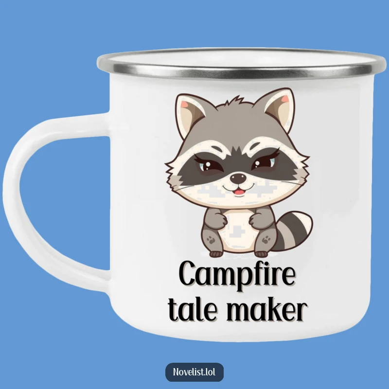 Funny Raccoon Secret Mug - Campfire Tales and Witty Brews