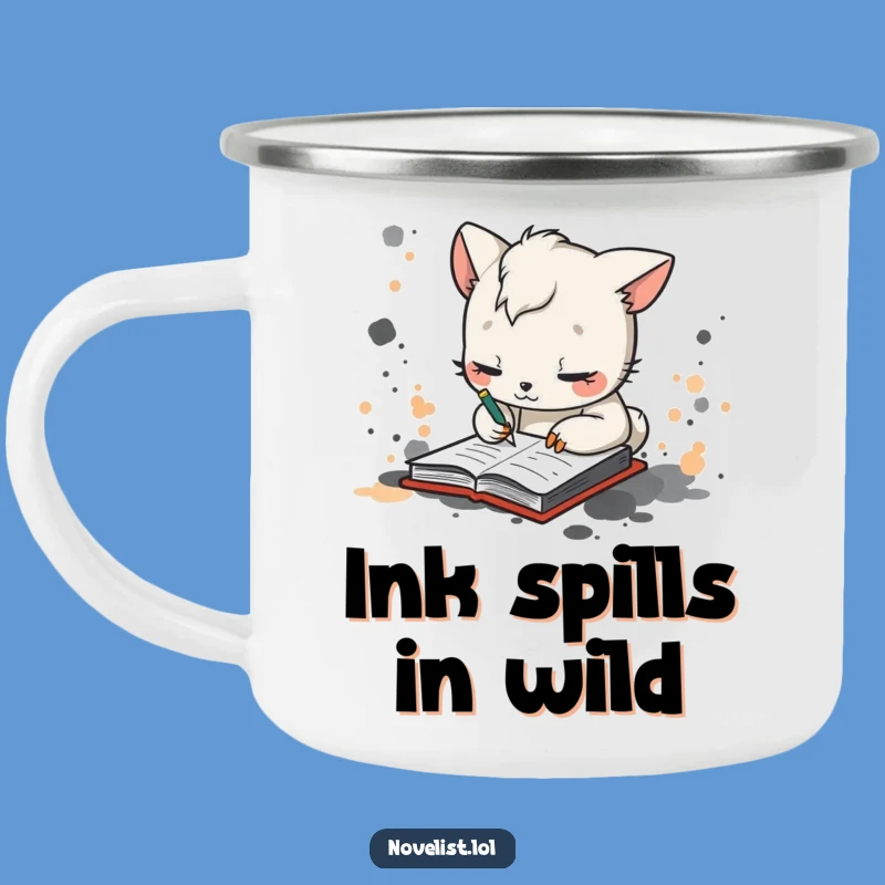 Funny Scribbler Animal Camping Mug - Gift for Outdoor Artists