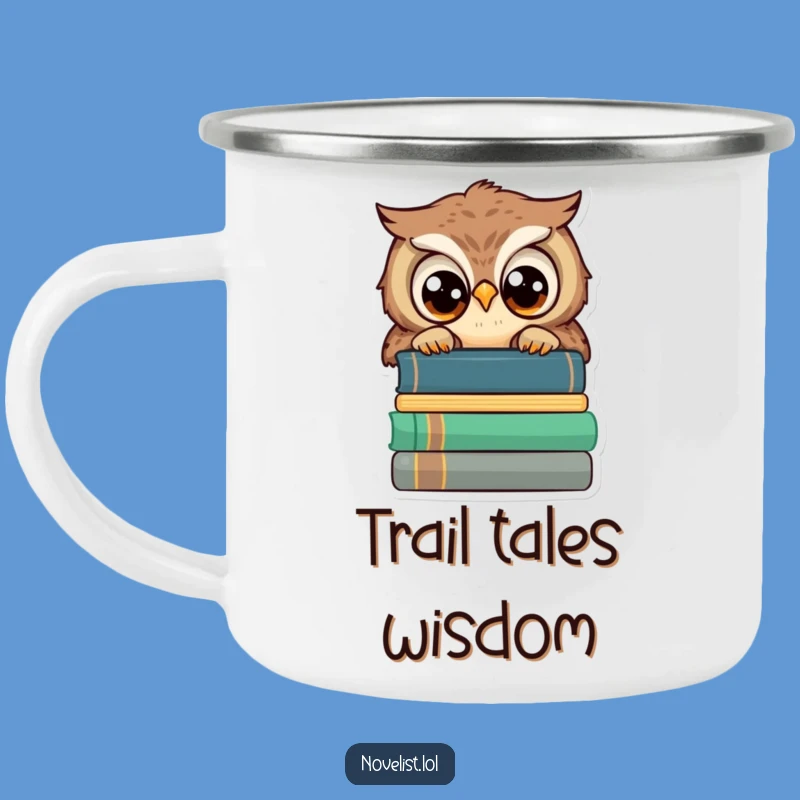 Funny Owl Explorer Mug: Wise Sips on Outdoor Adventures