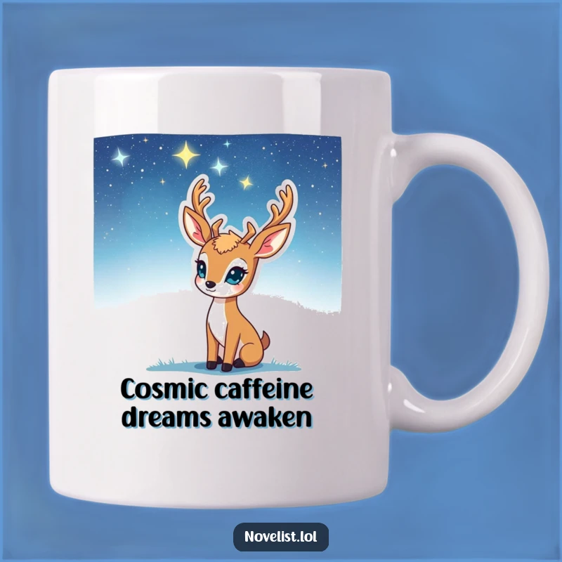 Funny Inspiration Deer Mug: Starry Sky Moment Perfect Funny Gift
