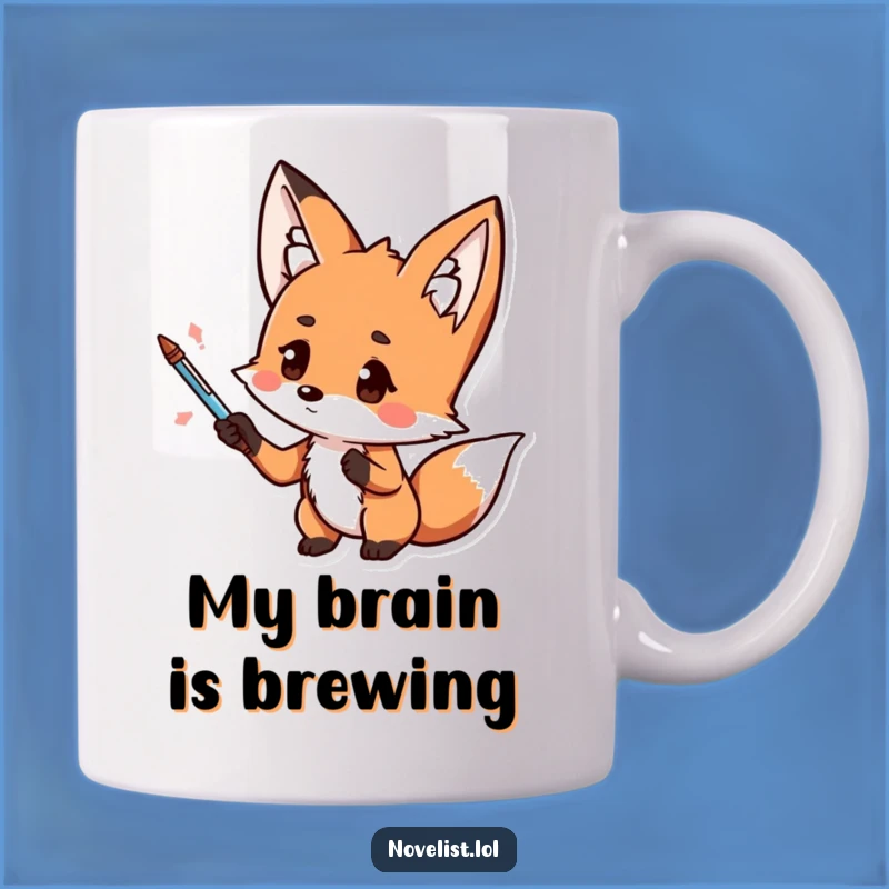 Funny Kawaii Fox Pen Master Mug: A Thoughtful & Hilarious Gift Idea