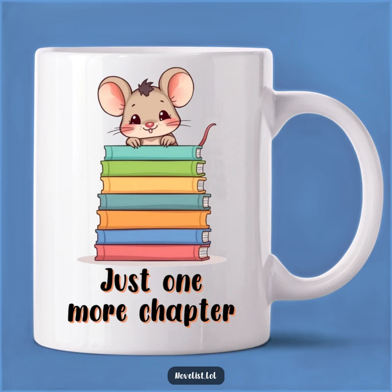 Funny Mouse Peeking Books Mug: The Perfect Hilarious Gift for Book Lovers