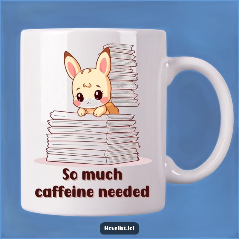 Funny Overwhelmed Tiny Animal Mug - Gift for Busy Bees