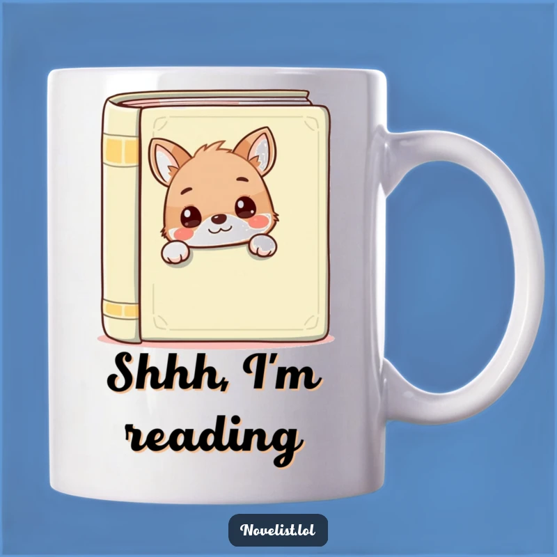 Funny Bookworm Animal Mug: Adorable Reading Buddy, Perfect Funny Gift for Book Lovers