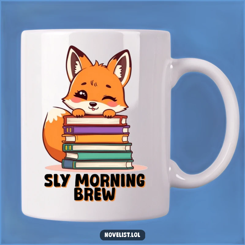 Funny Giggling Fox Bookworm Mug: A Hilarious Gift for Avid Readers