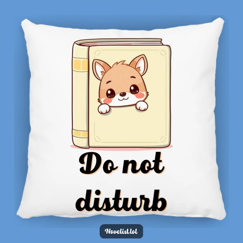 Soft Funny Book Character Pillow: Cuddly Novelty Cushion, Perfect Funny Gift