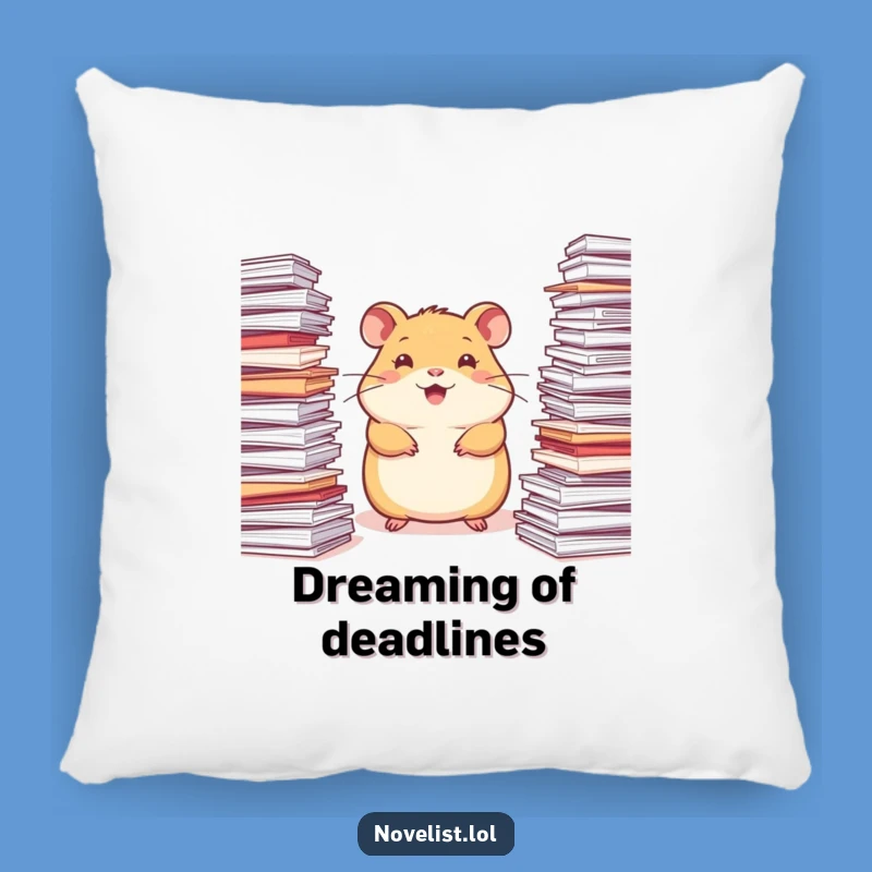 Soft Funny Inspired Hamster Pillow: Comfort for Your Creative Soul