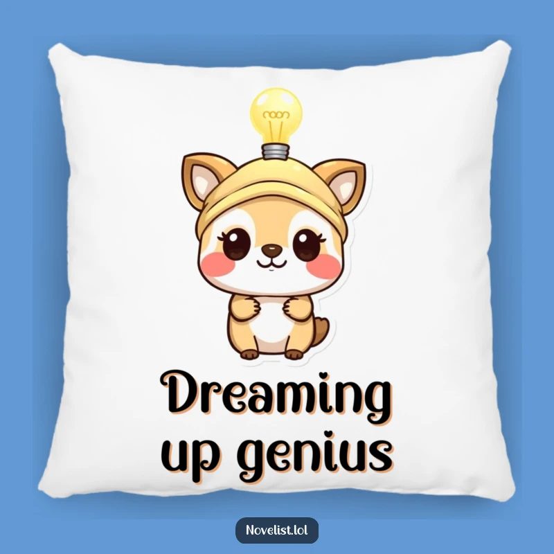 Funny Genius Animal Pillow - Comfort Meets Cleverness for Your Couch!