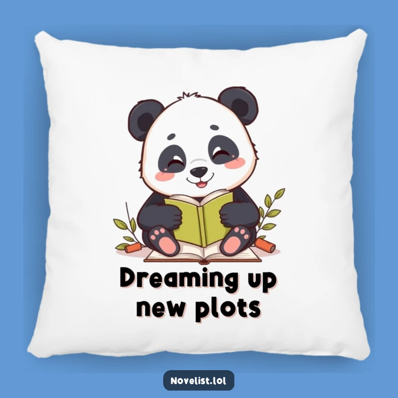 Funny Panda Writing Comfort Pillow: Add Humor to Your Cozy Nook