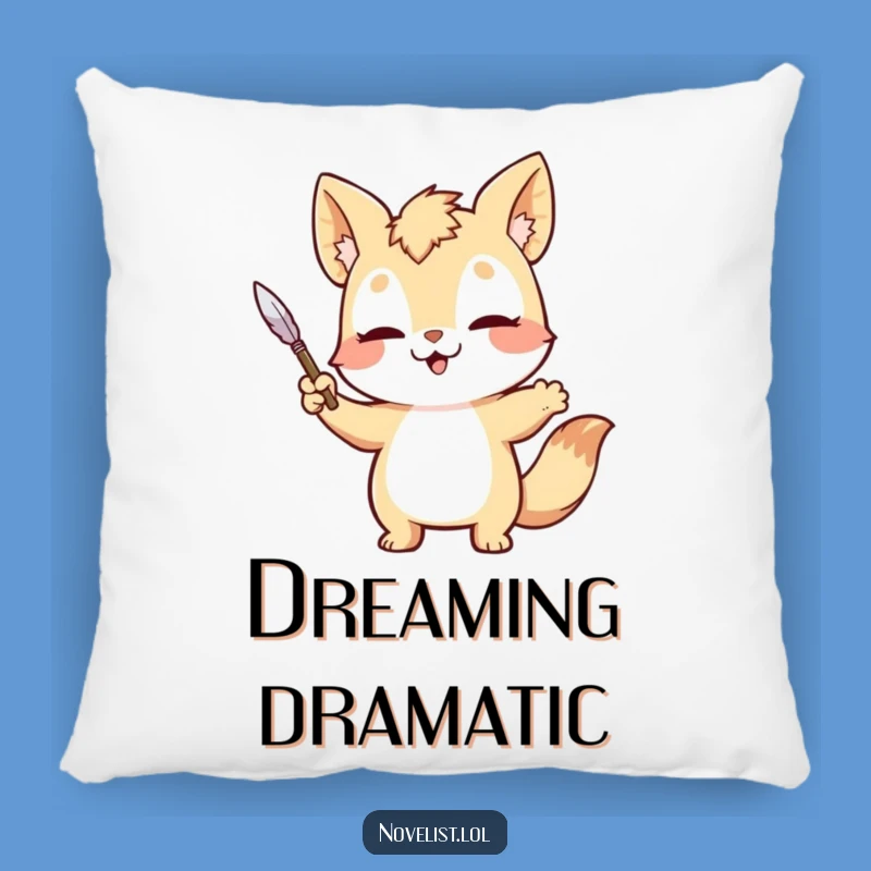 Funny Writer Animal Pillow: Cozy Comfort for Creative Souls