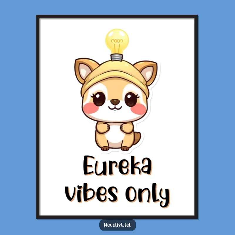 Funny Genius Animal Digital Art - Instant Brilliance for Your Walls!