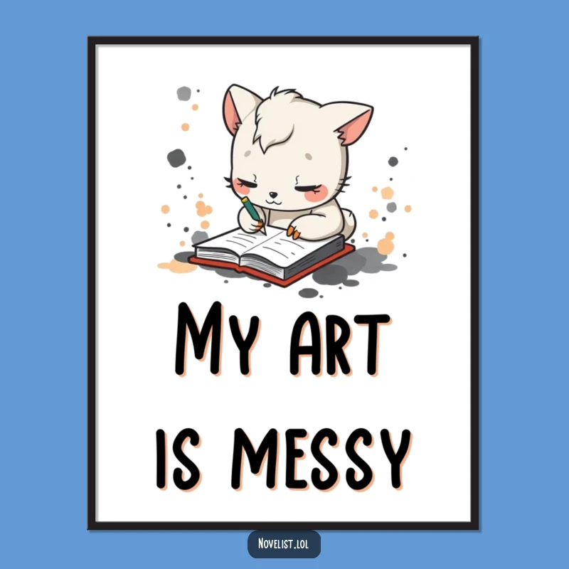 Funny Scribble Animal Digital Print - Instant Artistic Decor