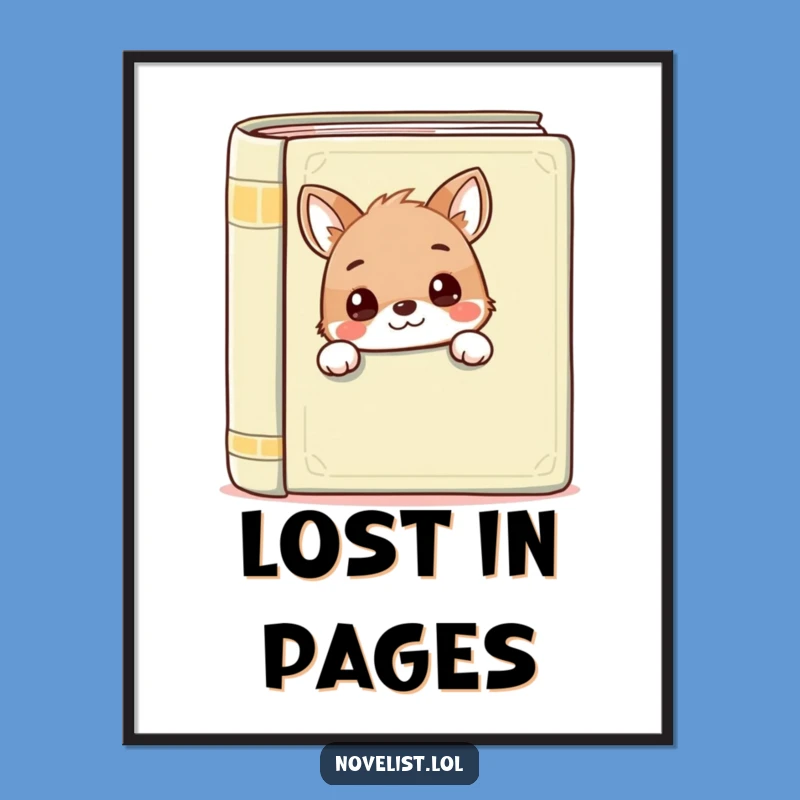 Funny Peek-a-Boo Animal Art Print: Instant Digital Download, Perfect Funny Gift