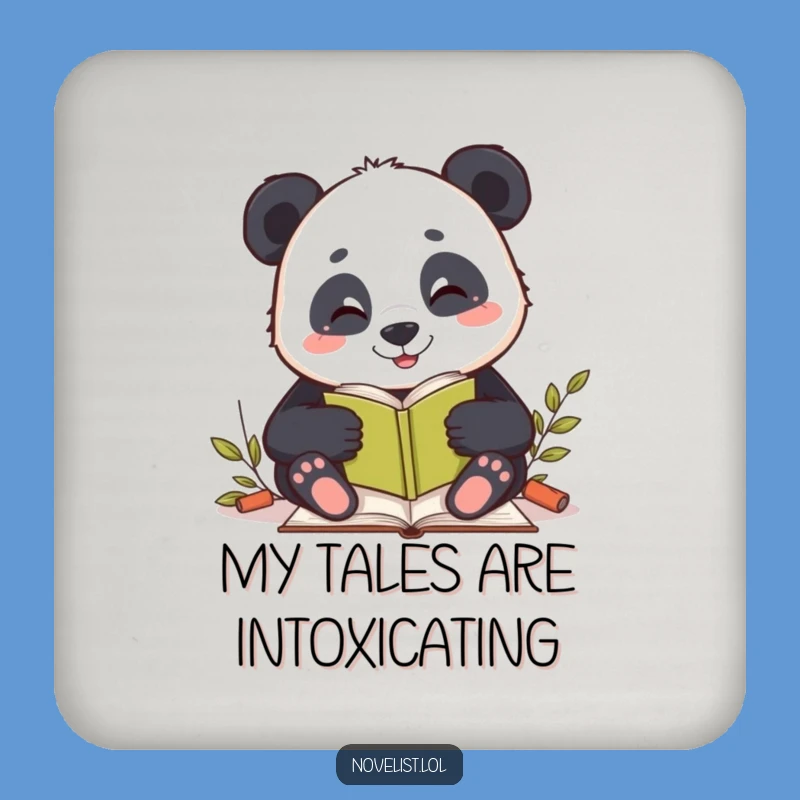 Funny Panda Writing Coasters: Protect Your Surfaces with Humor