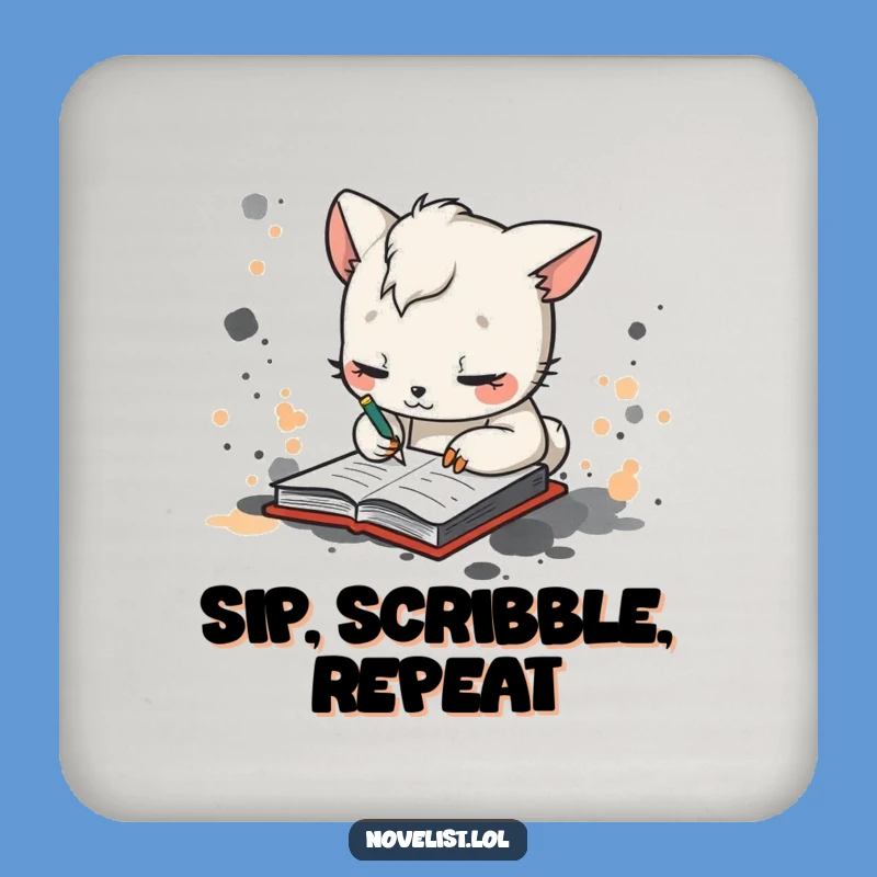 Funny Scribble Animal Coaster - Protect Surfaces with Art