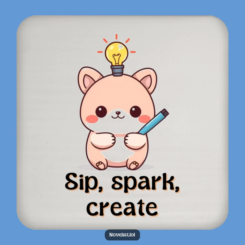 Funny Idea Kawaii Animal Coaster - Protect Surfaces with Wit