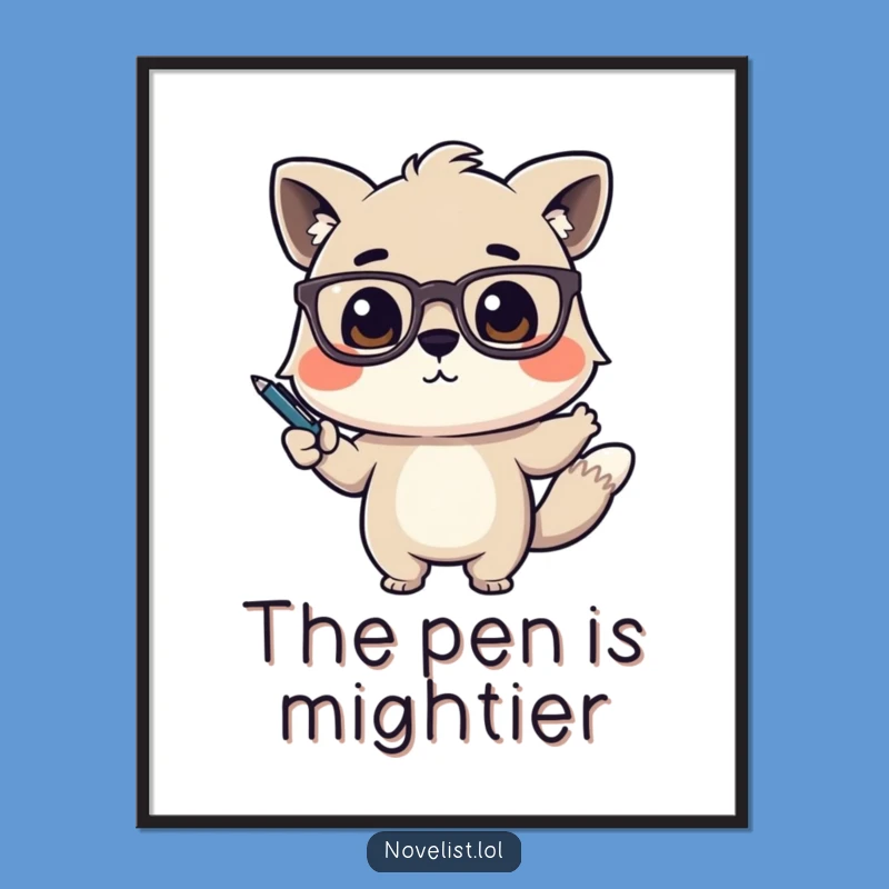 Funny Debate Poster: Animal Gesturing Dramatically, Bold Funny Gift