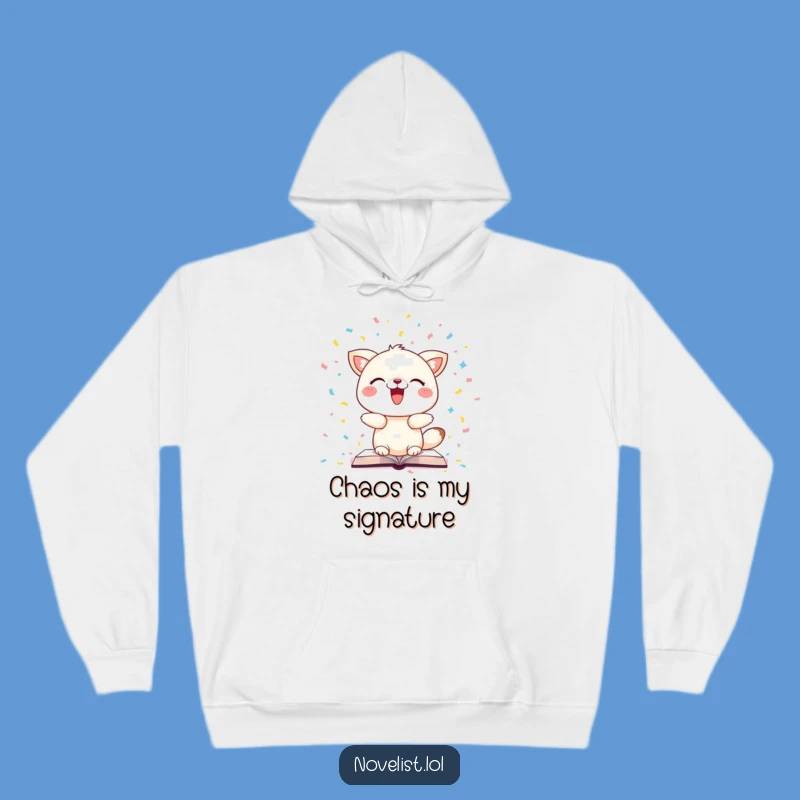 Cozy Funny Animal Page Confetti Hoodie: Stay Warm and Amused All Day Long
