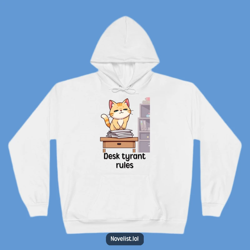 Cozy Funny Cat Chaos Hoodie: Warm Comfort from Feline Overlords