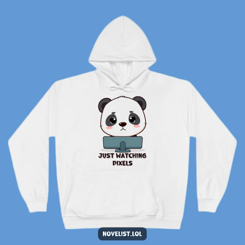 Cozy Funny Panda Coder Hoodie - Warm & Witty Gift!