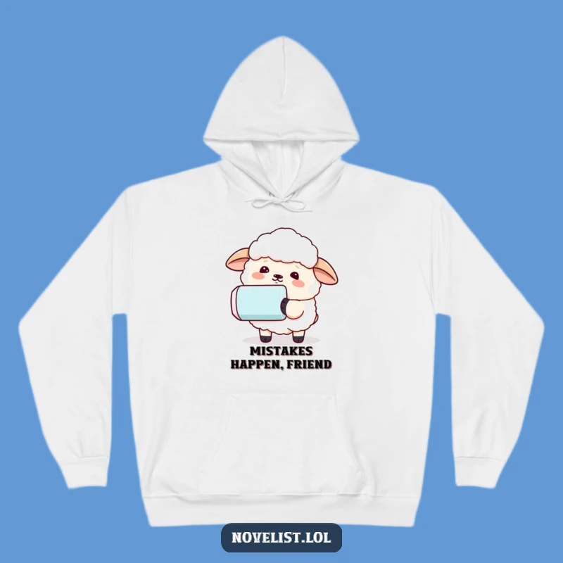 Cozy Funny Sheep Erase Hoodie: Warmth and Humor for Chilly Days