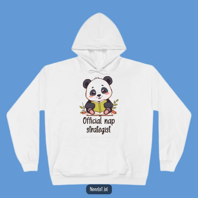 Cozy Funny Panda Writing Hoodie: The Ultimate Gift for Bookish Comfort
