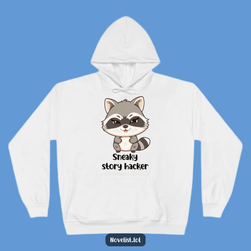 Cozy Funny Raccoon Mischief Hoodie - Keep Your Secrets Warm and Humorous