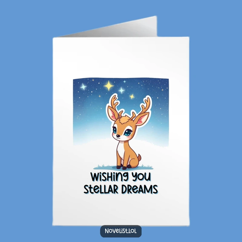 Free Printable Birthday Card: Inspired Deer, Thoughtful Downloadable Gift