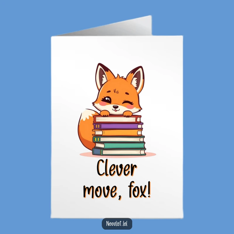 Free Printable Congrats Card: Giggling Fox's Cheers, Funny Downloadable Celebration