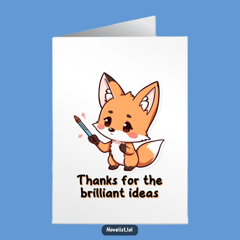 Free Printable Fox Thank You Card: Grateful Downloadable for Thoughtful Gestures