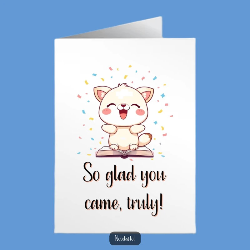 Free Printable Thank You Card: Humorous Animal Confetti, Delightful Downloadable Gift for Appreciation