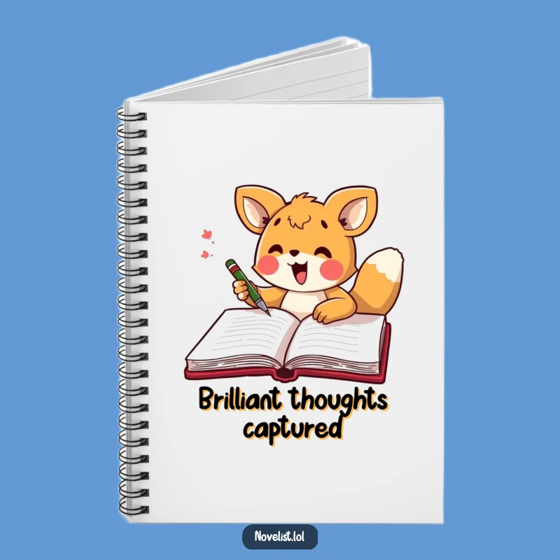 Funny Sketchbook Notebook: Excited animal scribbling, perfect for artists gift.