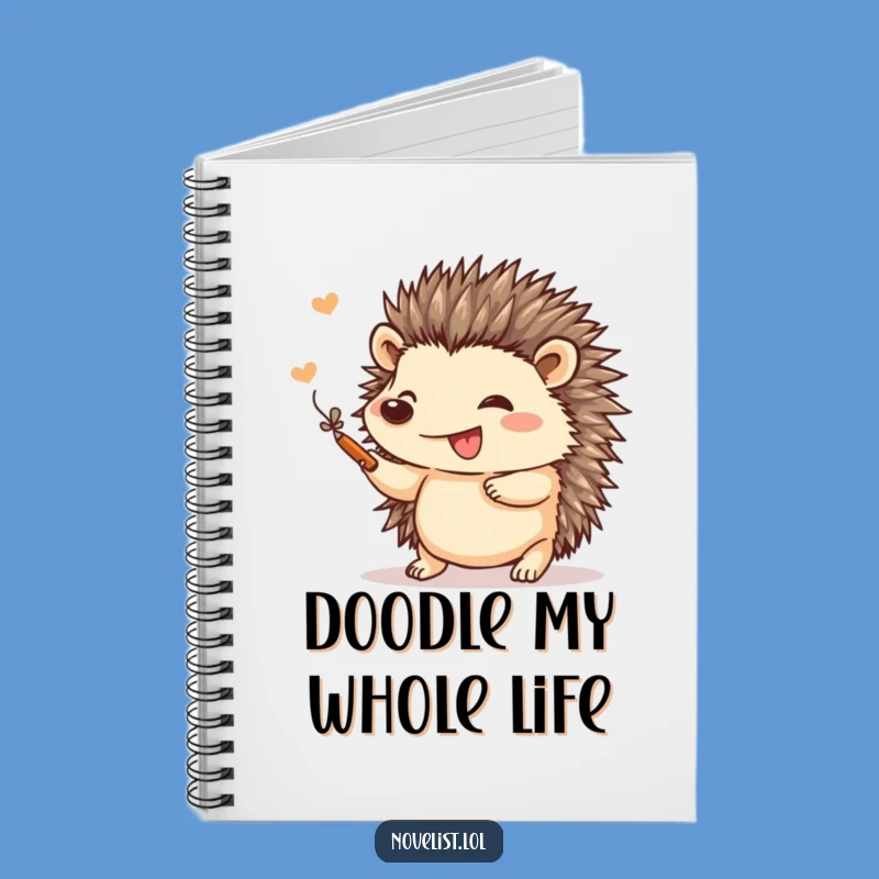 Funny Hedgehog Sketchbook: Fill it with Your Creative Masterpieces