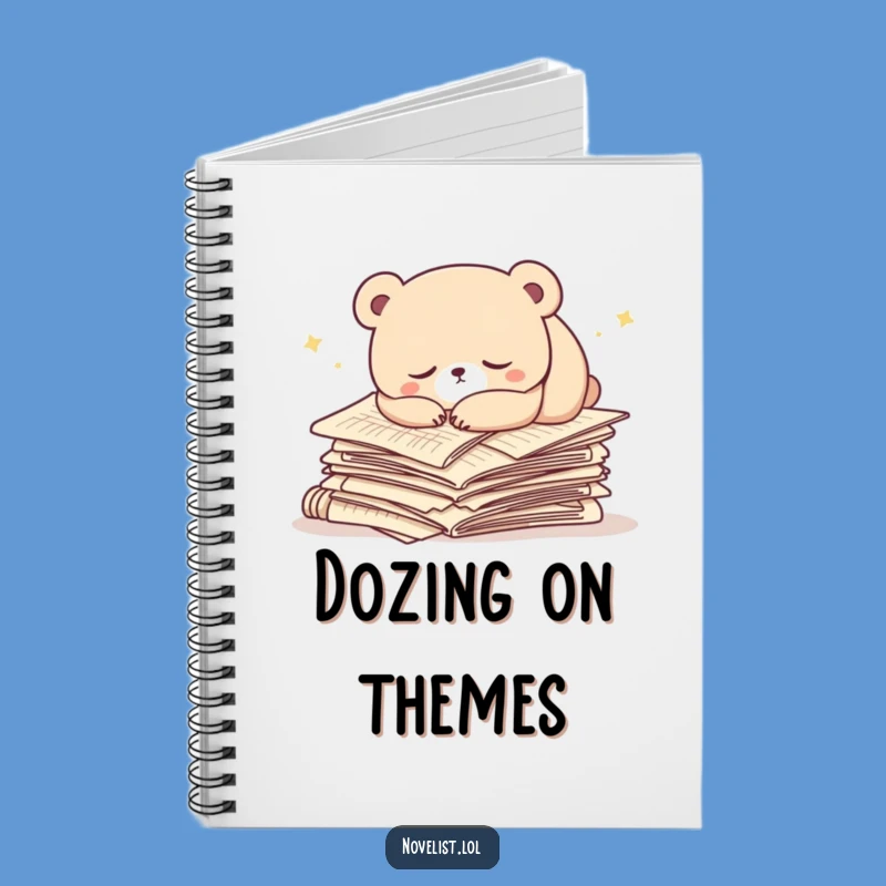 Funny Bear Notebook: Sleepy Character's Ideas, Jot Down Dreams, Perfect Funny Gift
