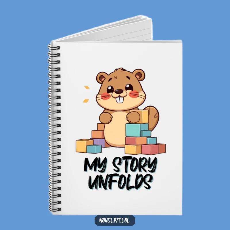 Funny Beaver Story Notebook - Jot Down Your Brilliant Ideas Humorously