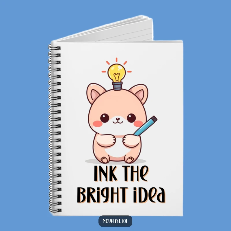 Funny Idea Journal Kawaii Animal Notebook - For Your Brightest Thoughts