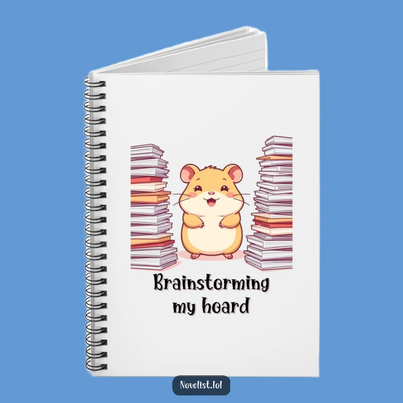 Funny Inspired Hamster Notebook: Jot Down Your Brilliant Ideas