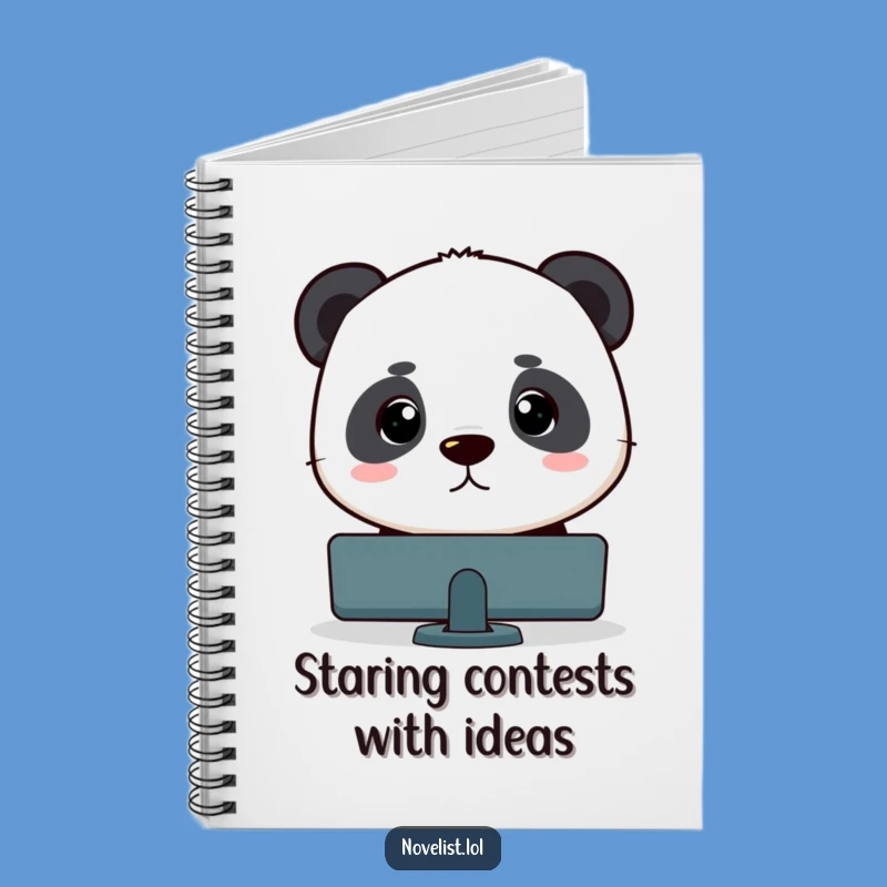 Funny Panda Coder Notebook - Jot Down Brilliant Ideas!
