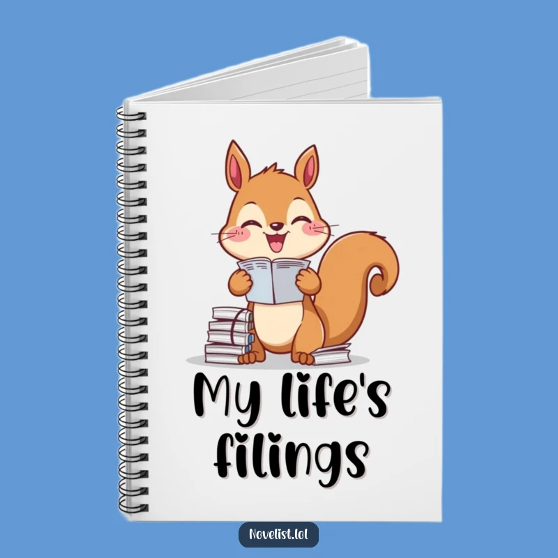 Funny Squirrel Notes Notebook: Diligent Character Journal Funny Gift