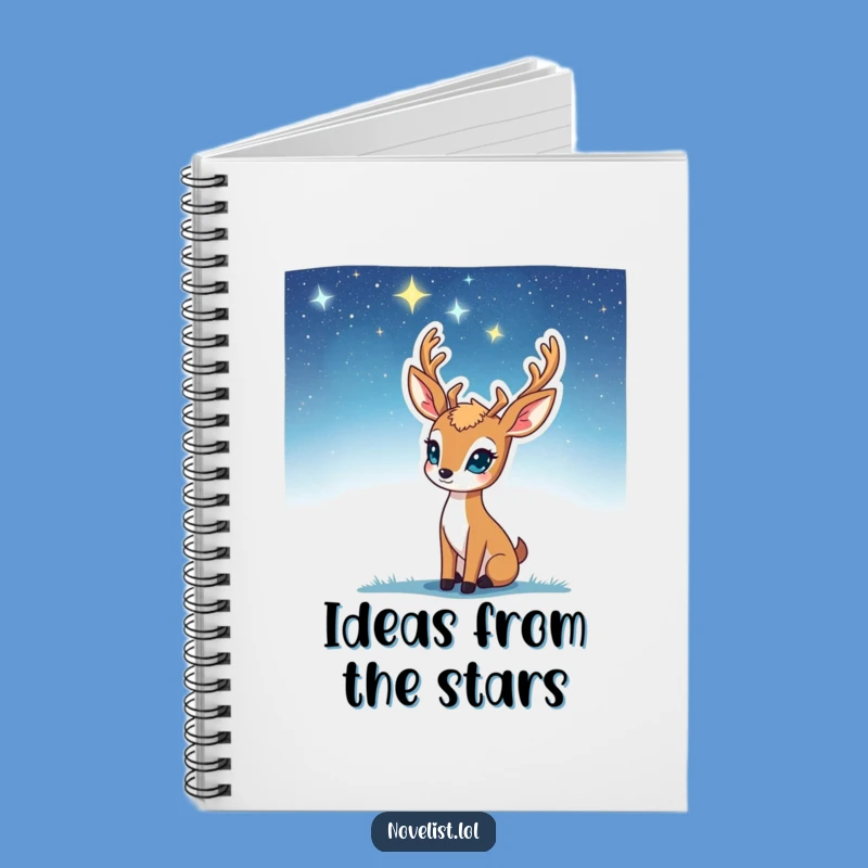 Funny Inspiration Notes Notebook: Deer Character Journal Funny Gift