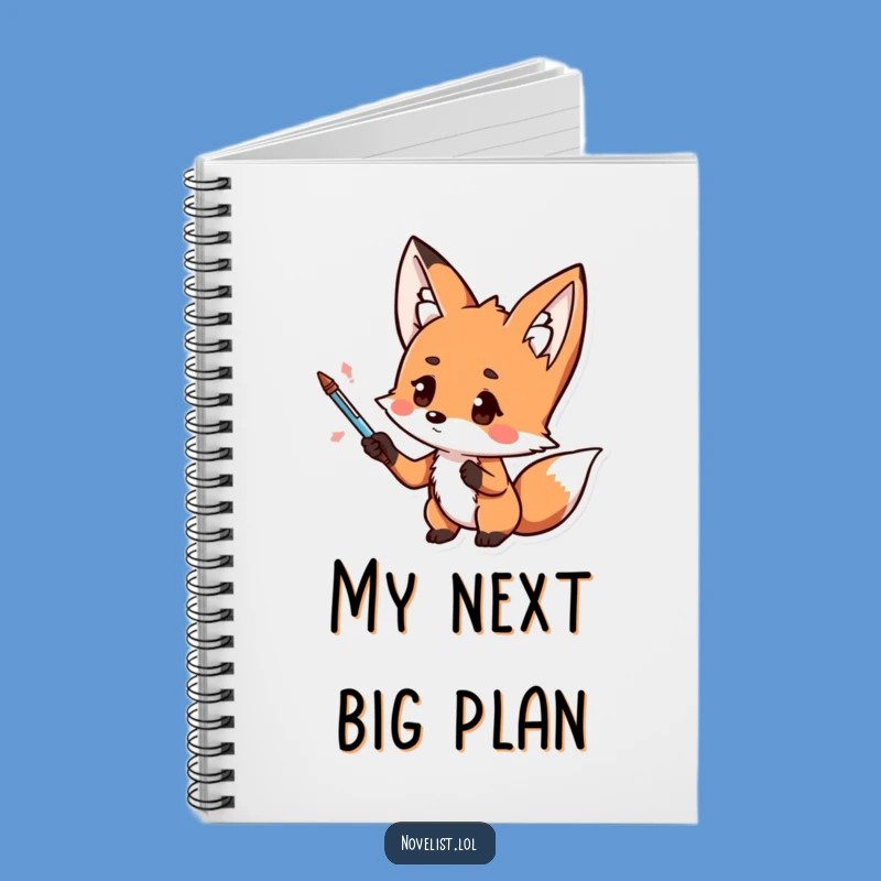 Funny Kawaii Fox Idea Notebook: Jot Down Thoughts with Hilarious Flair