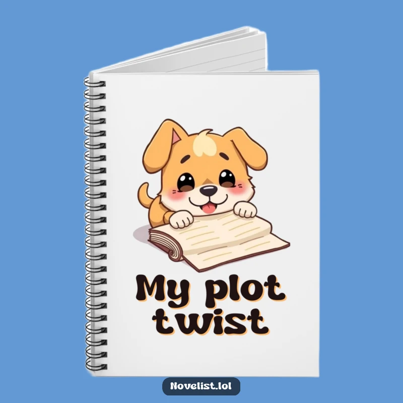 Funny Dog Manuscript Notebook: Character's Clumsy Ideas Capture Journal Gift
