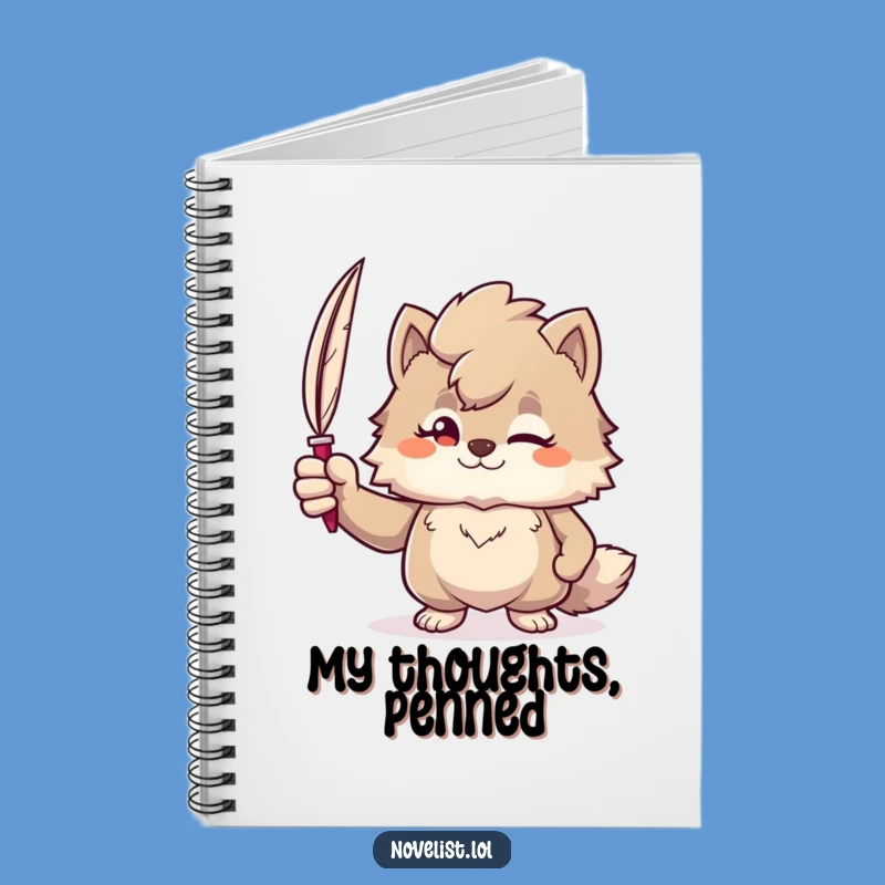 Funny Confident Scribe Notebook - Pen Your Thoughts in Style!