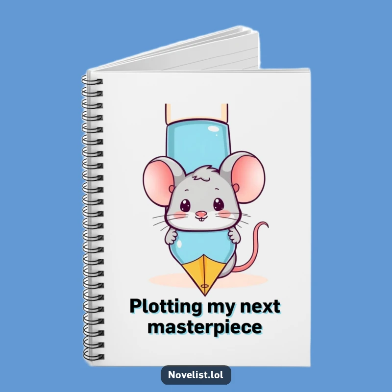 Funny Mouse Fountain Pen Notebook - Jot Down Ideas Hilariously!